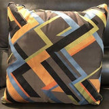 Isometric Fabric Toss Pillow