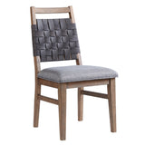 OSLO woven back chair