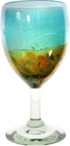Blue Colored Wine Glass