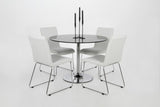 BECKY Glass Dining Table