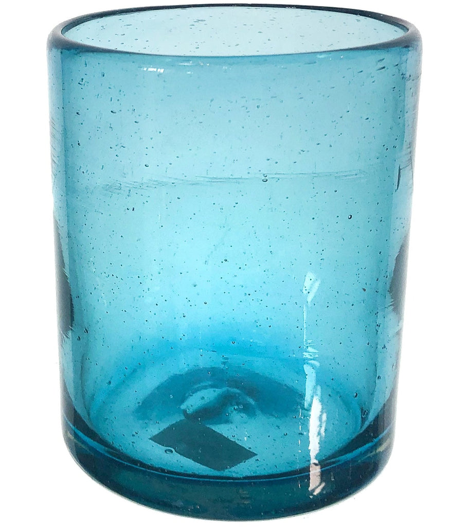 Short Aqua Glass