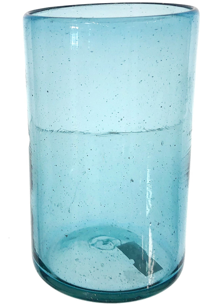 Tall Aqua Glass
