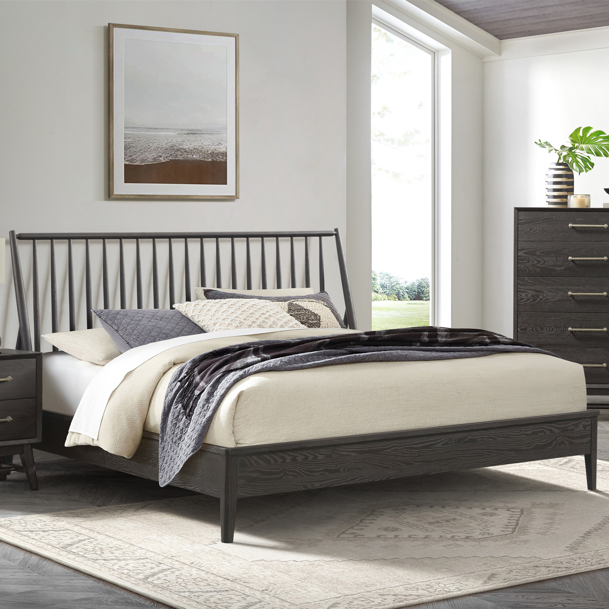 Bayside King Bed - Black