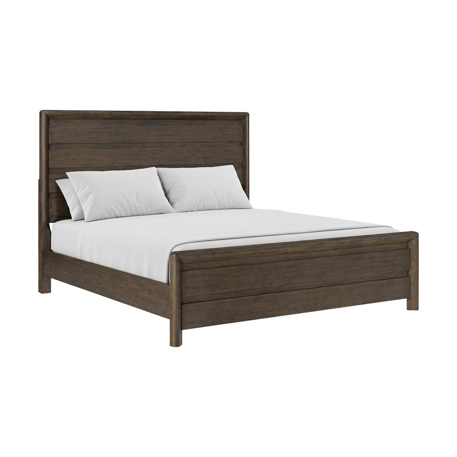 Pacific Grove King Bed - Dark Oak 