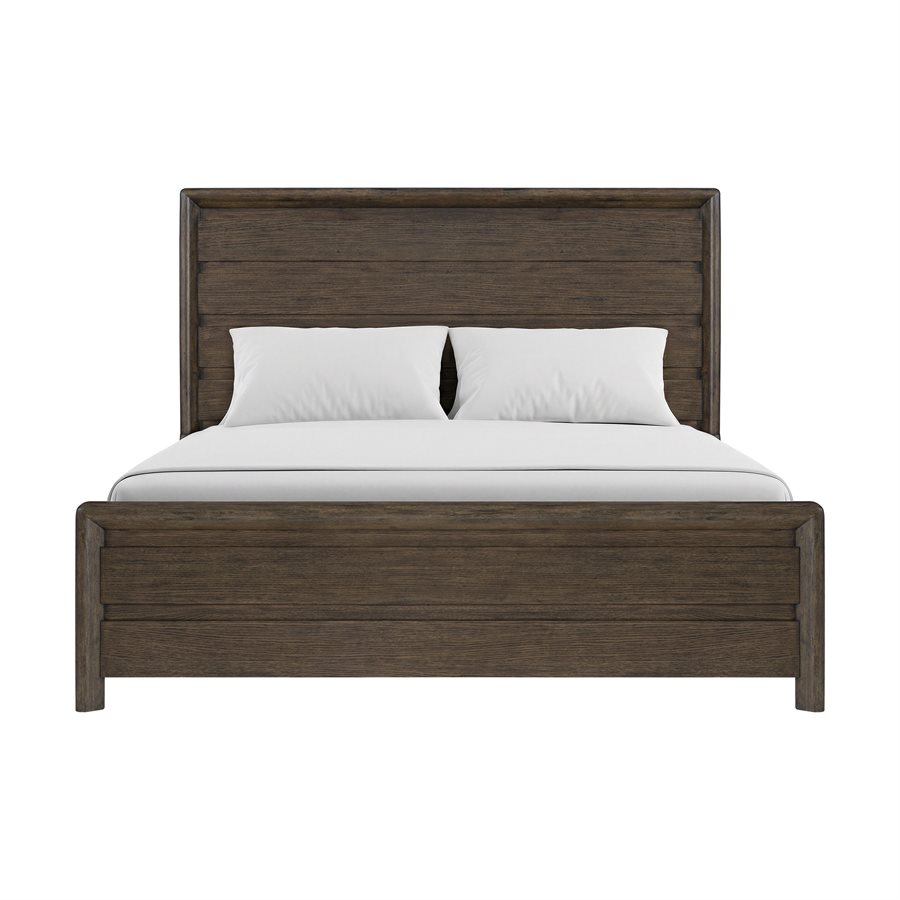 Pacific Grove King Bed - Dark Oak 