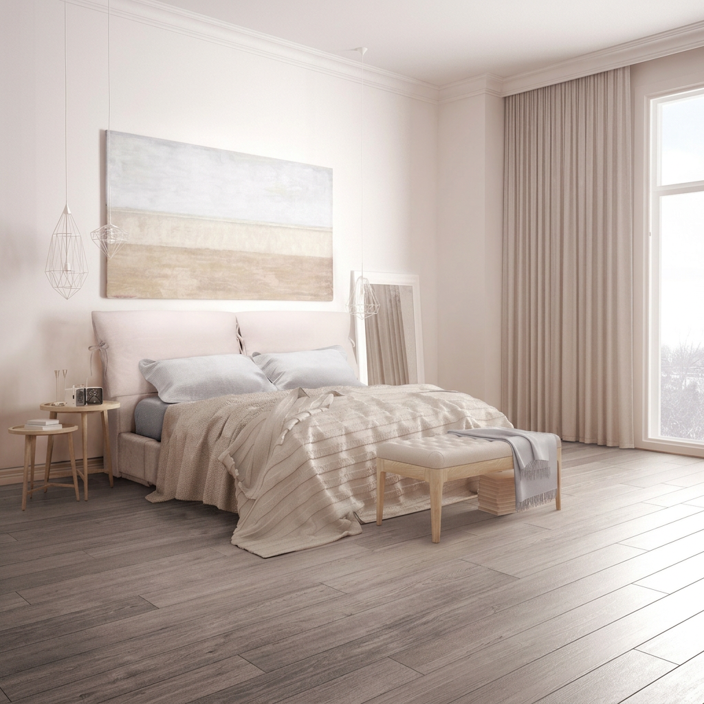 Lucie Uph King Bed - Fabric